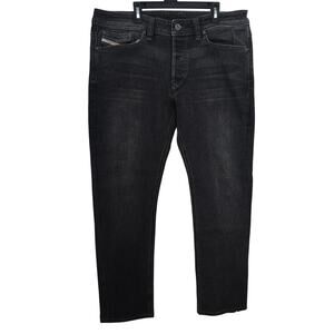 Diesel Industry Viker Regular Straight Gray Mens Jeans Size 33 x 32